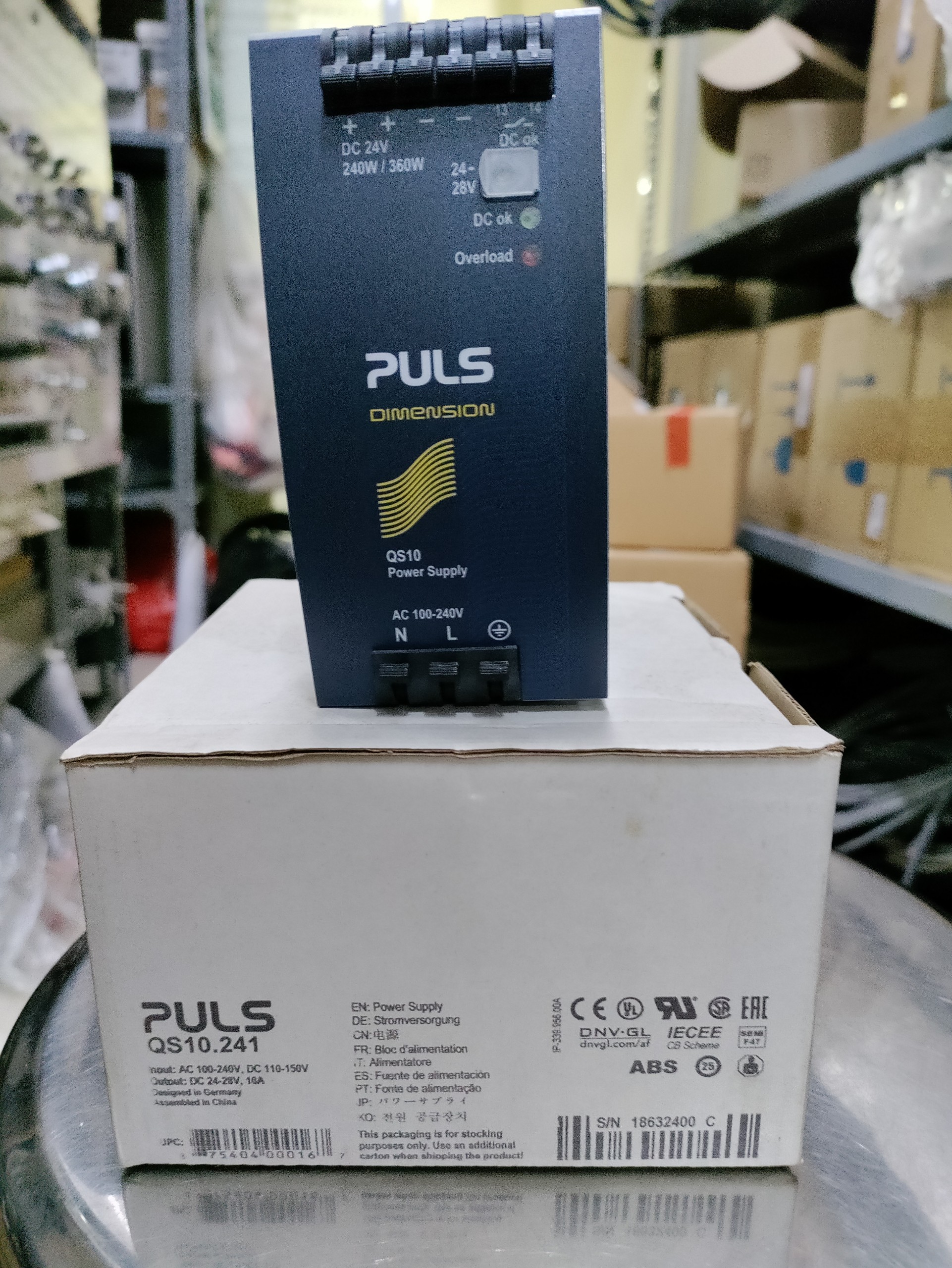 Bộ nguồn Puls 24V-10A (QS10.241)